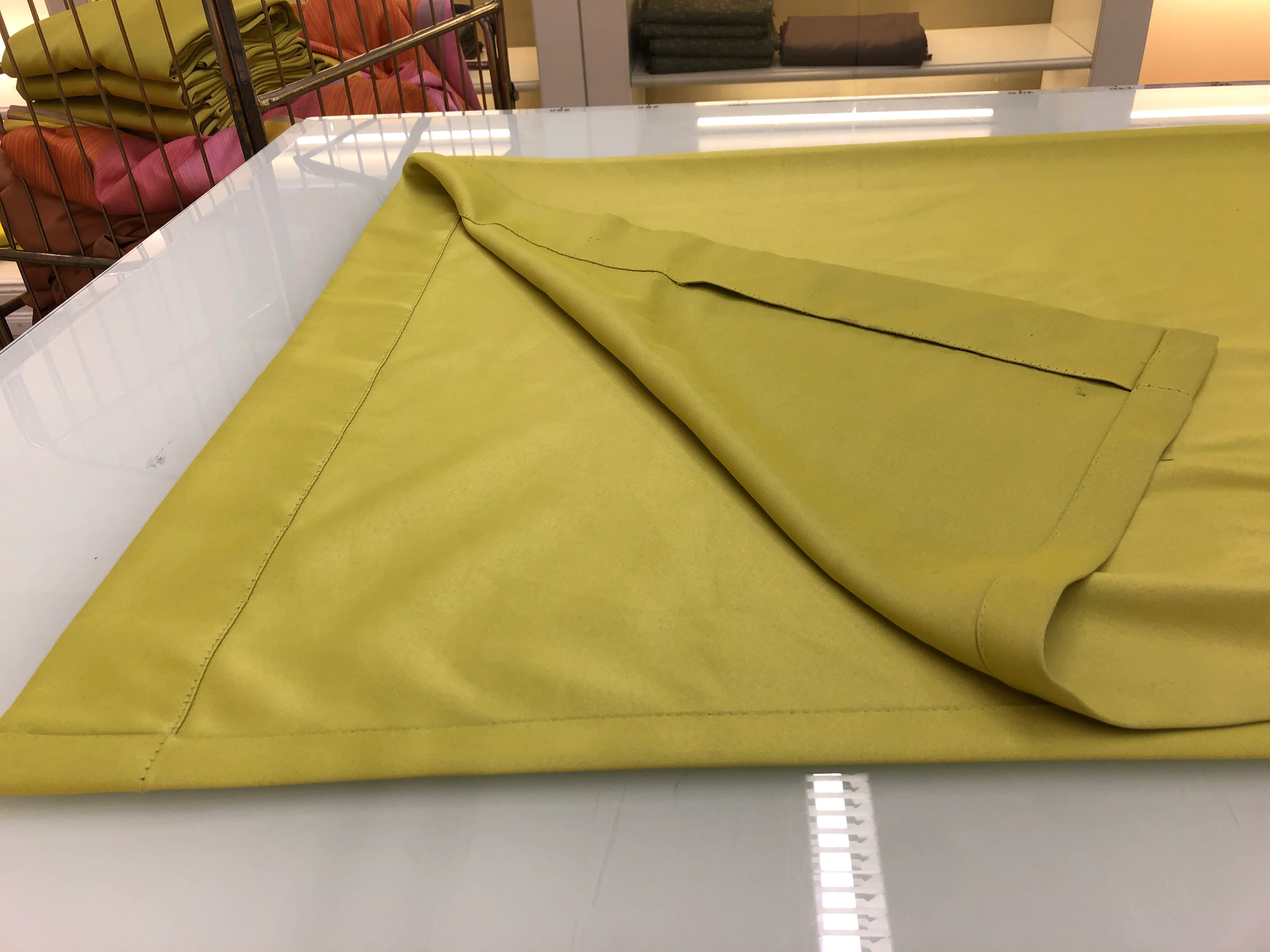 Gardine Vorhang Verdunkler gebraucht 275x80 apfelgrün - Image 4