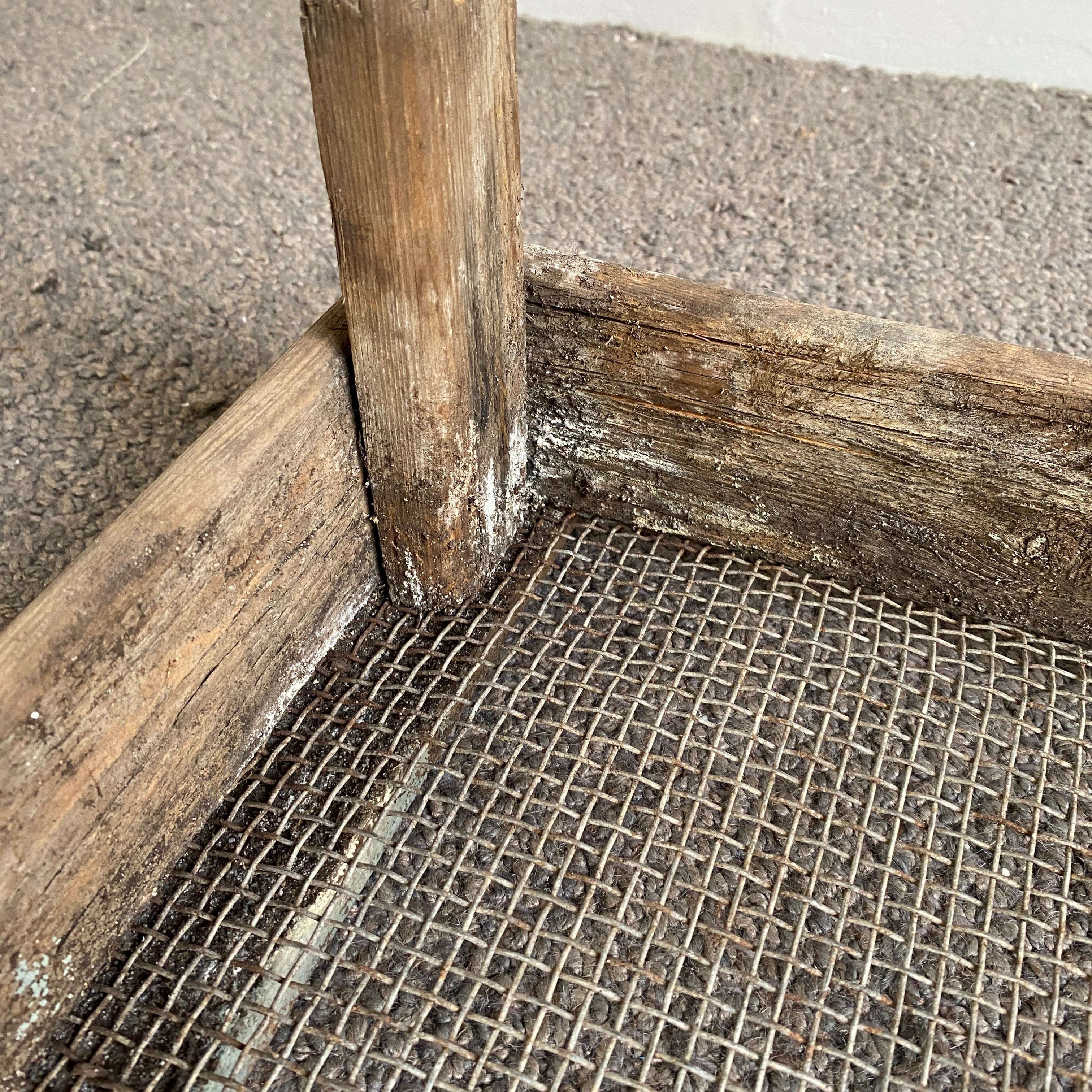 Gitterbox Holz Kiste rustikal – Deko Tablett gebraucht - Image 6