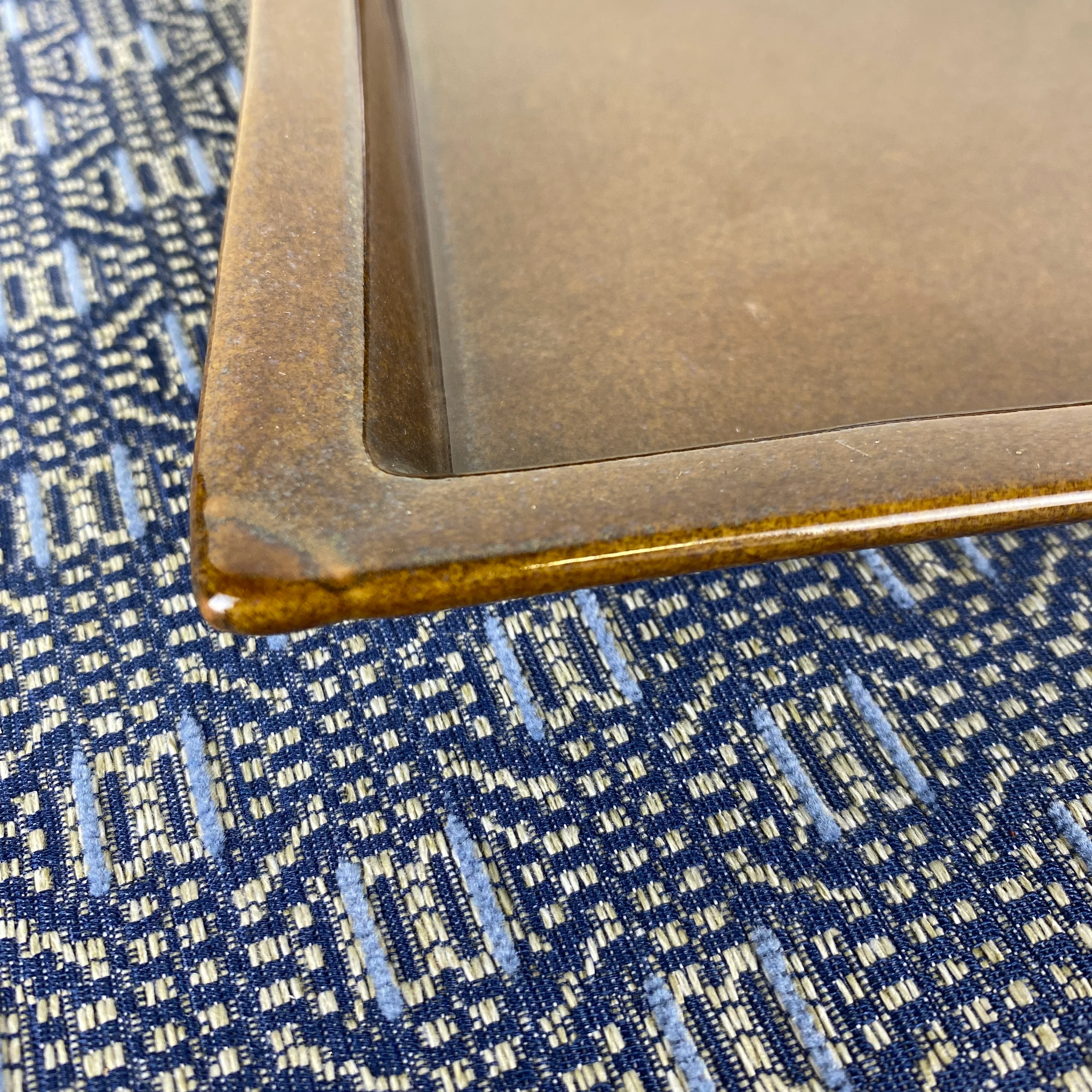 ami design Teller braun Keramik Tablett Deko - Image 3