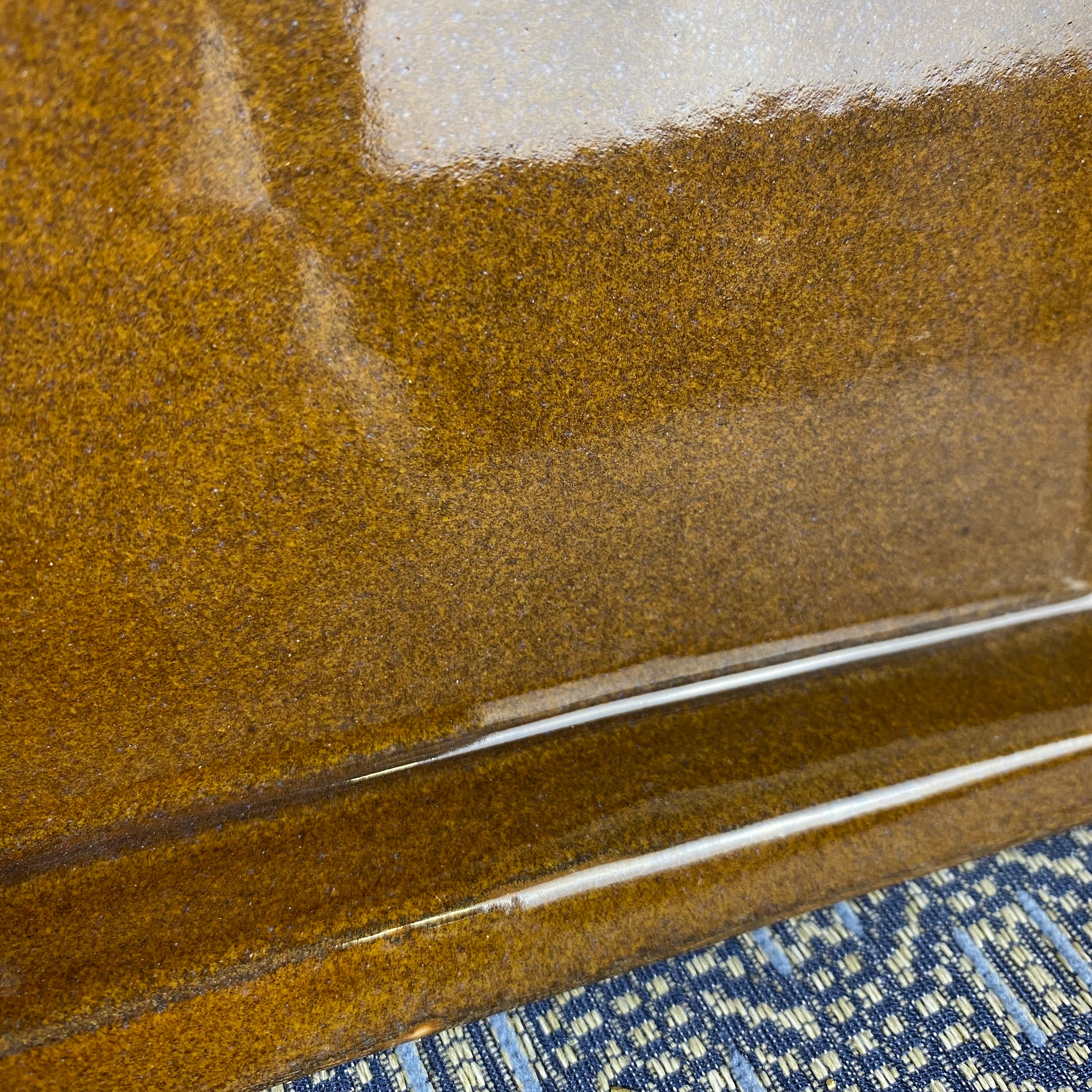 ami design Teller braun Keramik Tablett Deko - Image 7