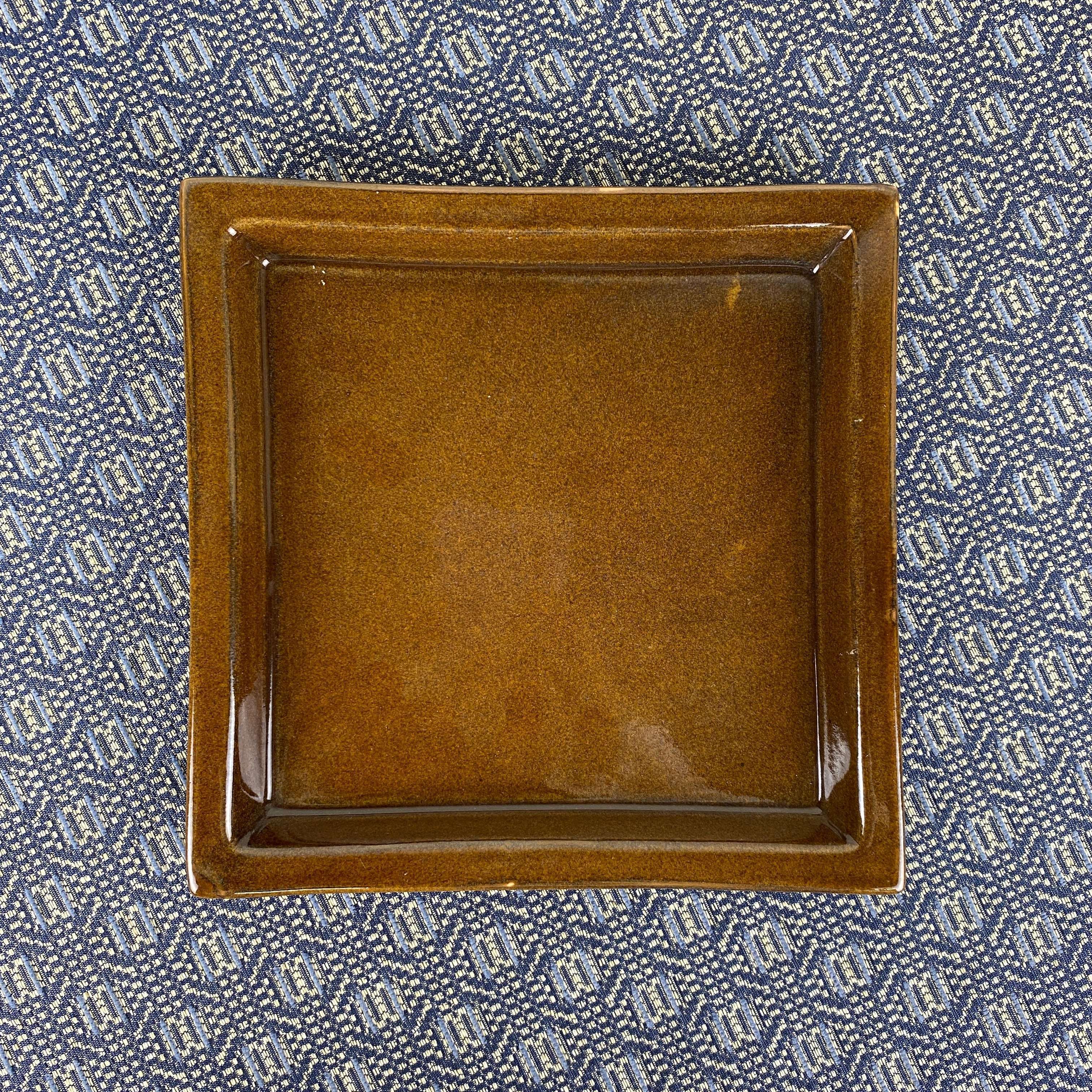 ami design Teller braun Keramik Tablett Deko - Image 8