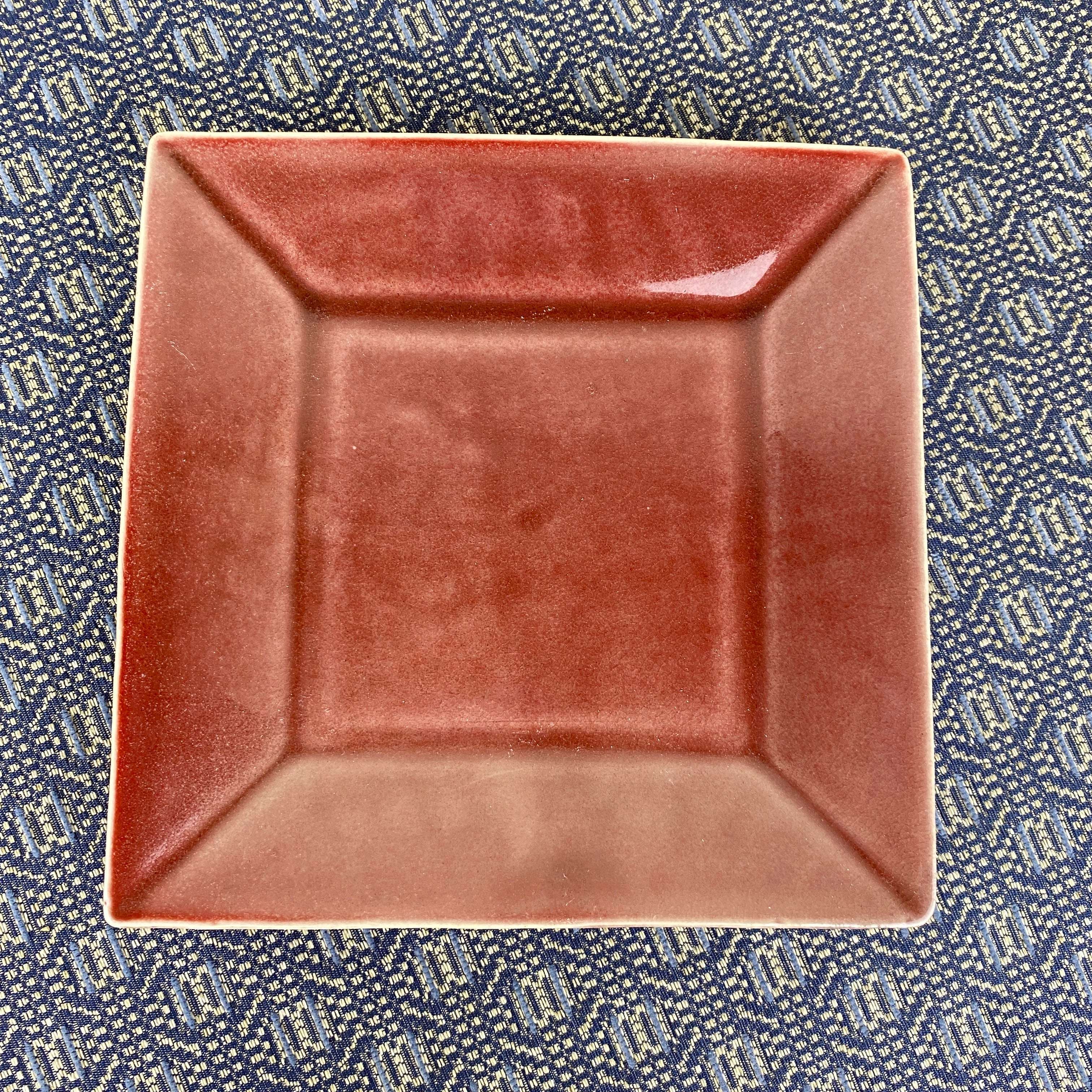 ami design Teller rot Keramik Schälchen Deko - Image 3