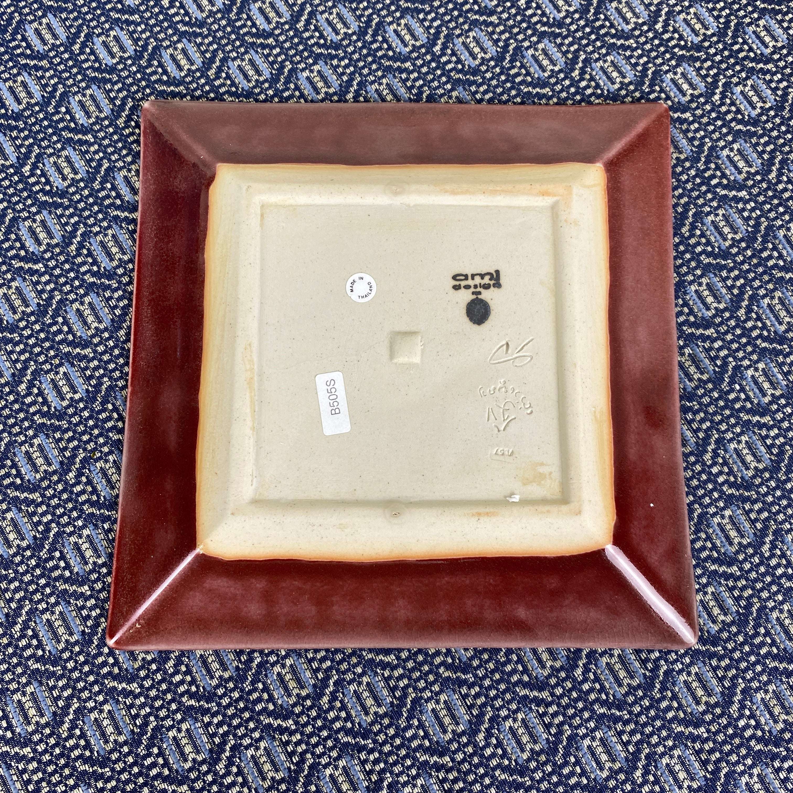 ami design Teller rot Keramik Schälchen Deko - Image 6