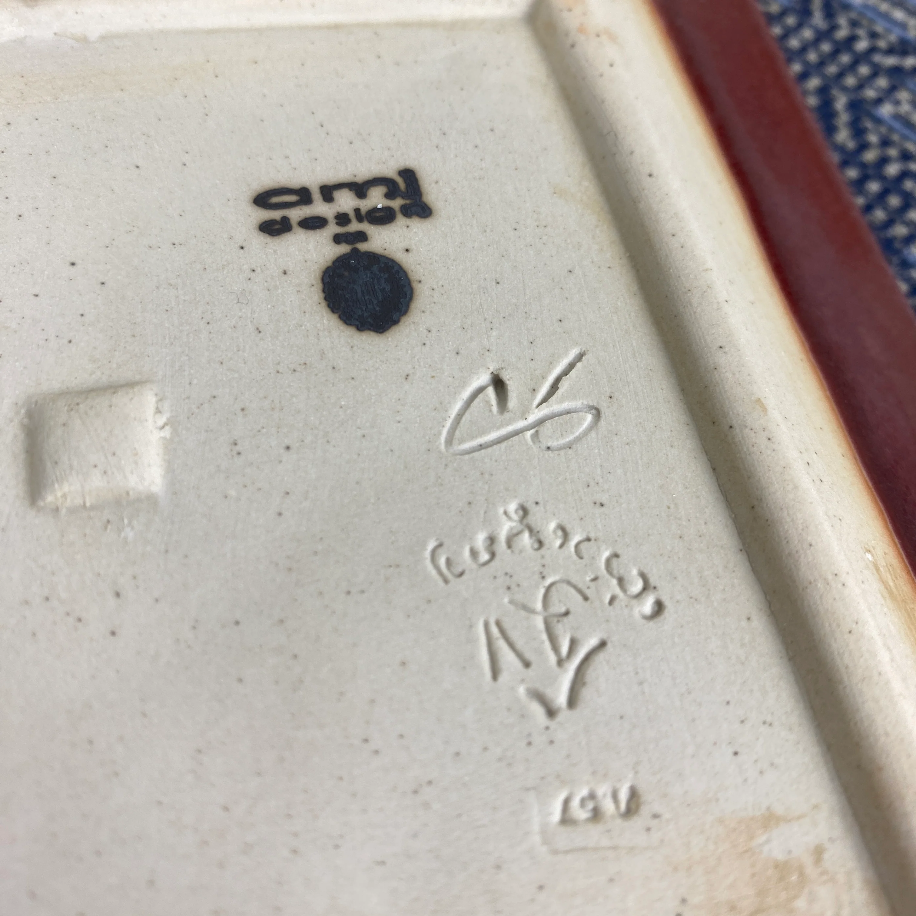 ami design Teller rot Keramik Schälchen Deko - Image 7