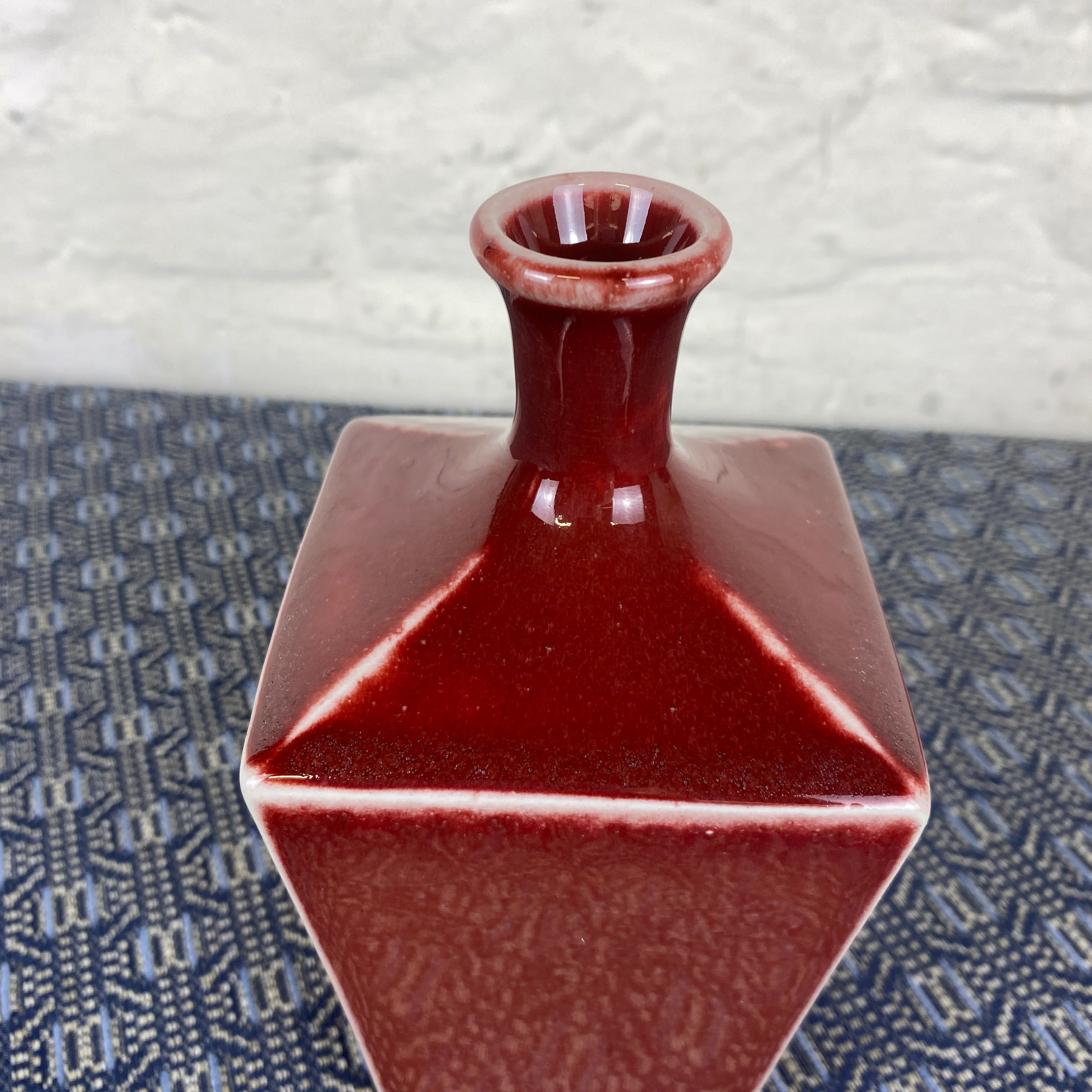 ami design Vase rot Keramik 18cm - Image 3