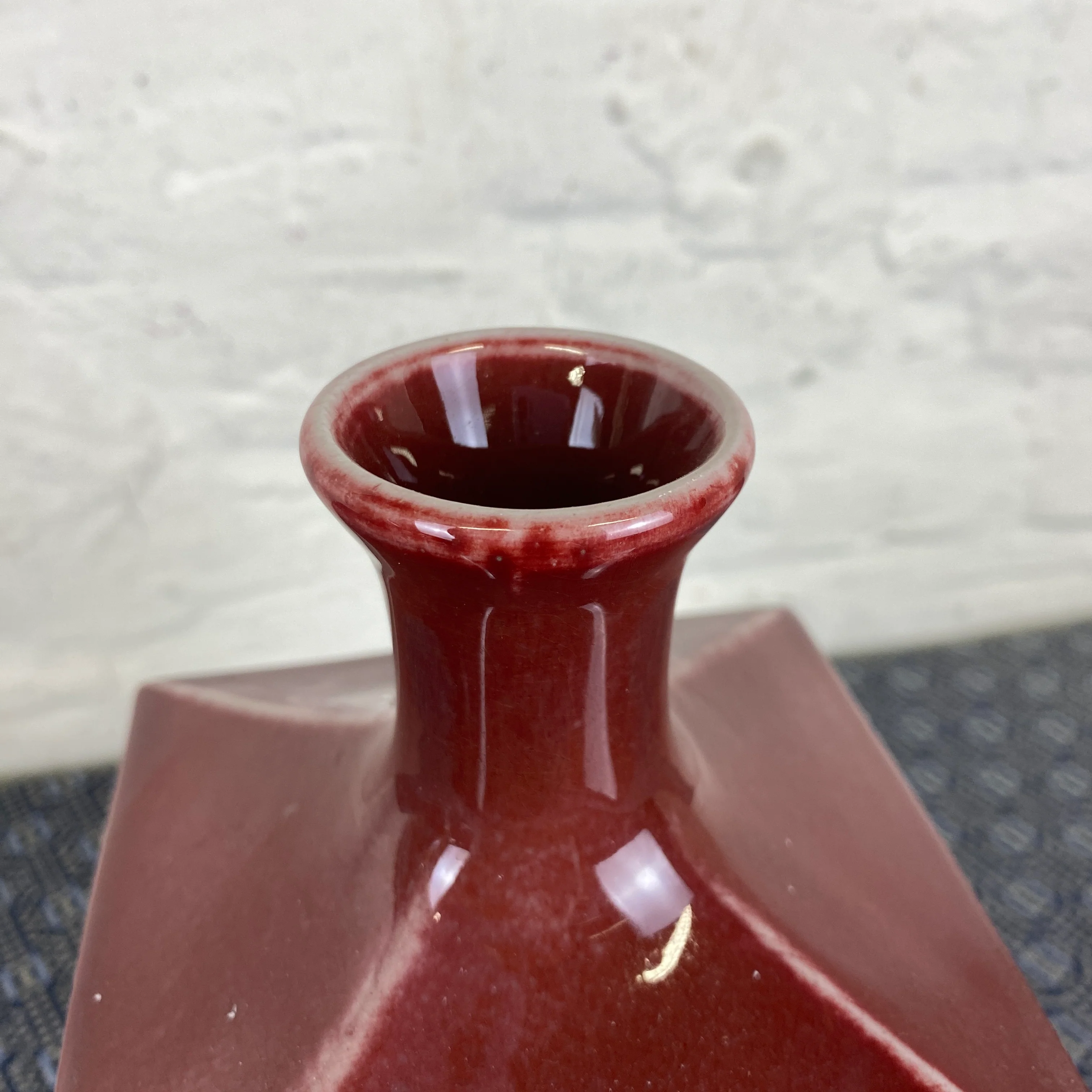 ami design Vase rot Keramik 27cm - Image 5