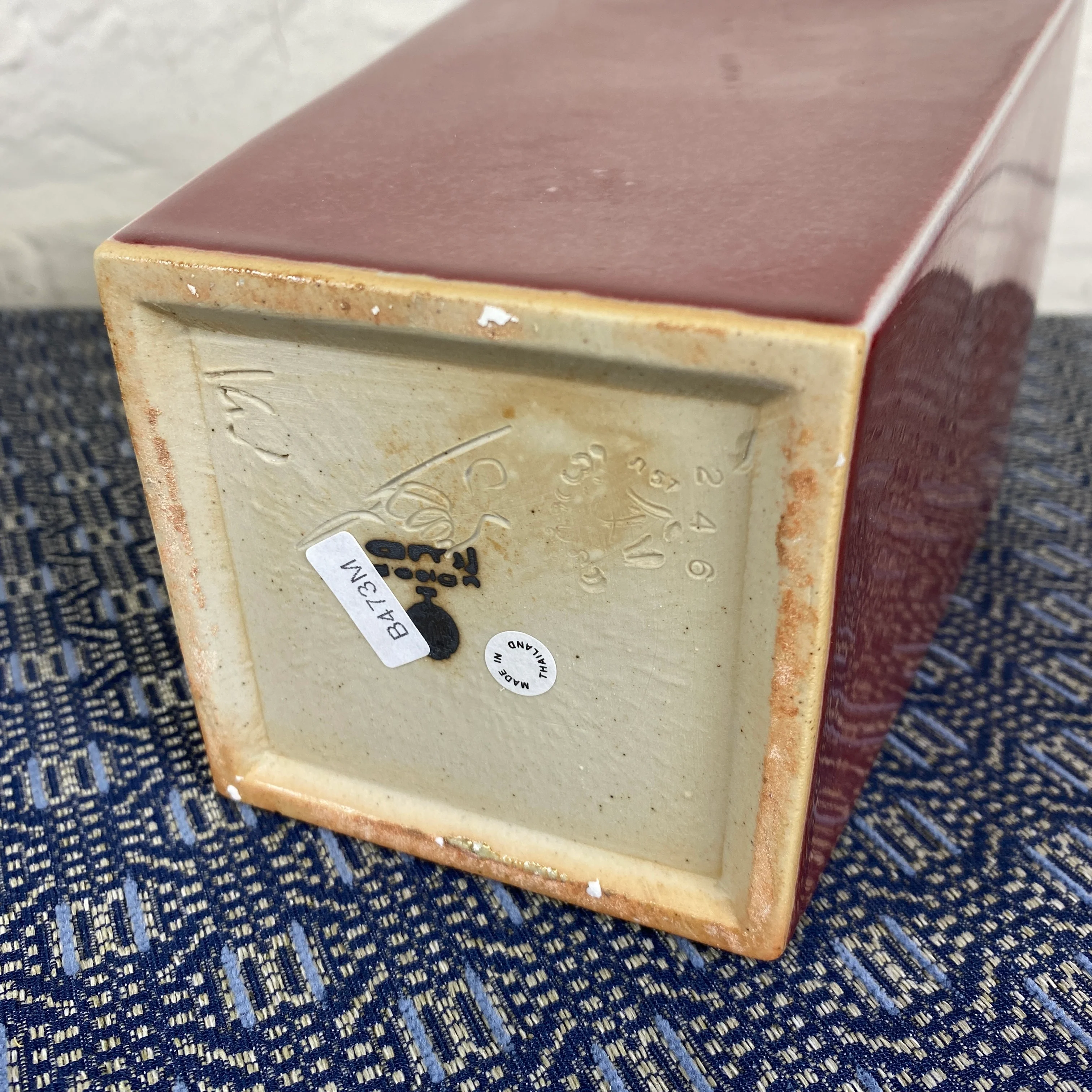 ami design Vase rot Keramik 27cm - Image 9