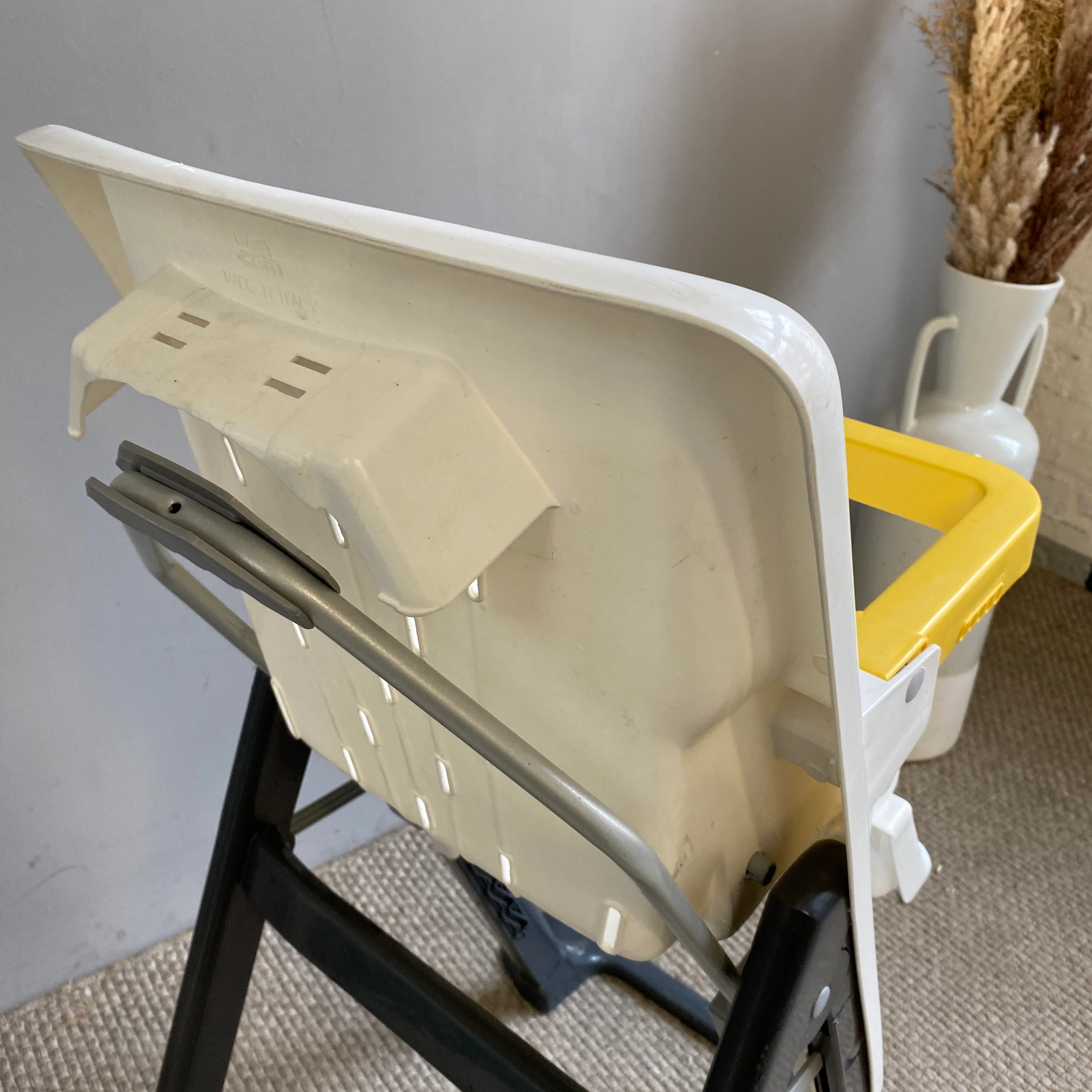 cam Hochstuhl gebraucht gelb weiß Kunststoff Kinderstuhl - Image 6