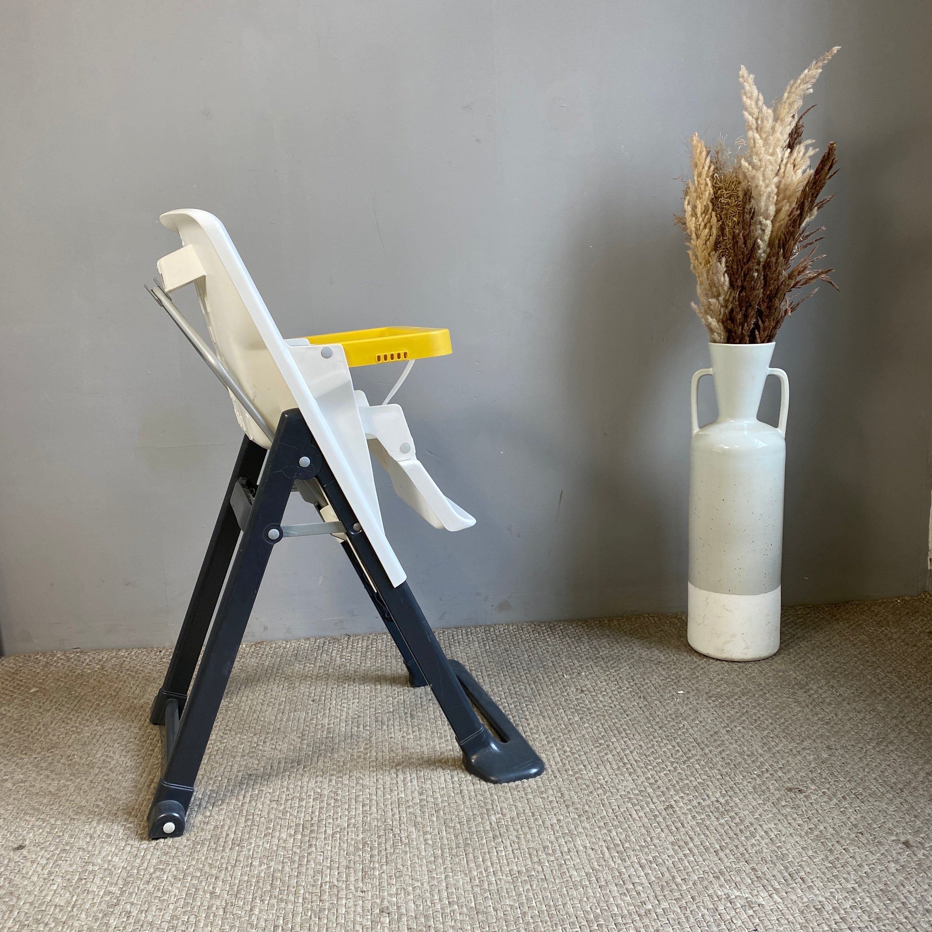 cam Hochstuhl gebraucht gelb weiß Kunststoff Kinderstuhl - Image 7