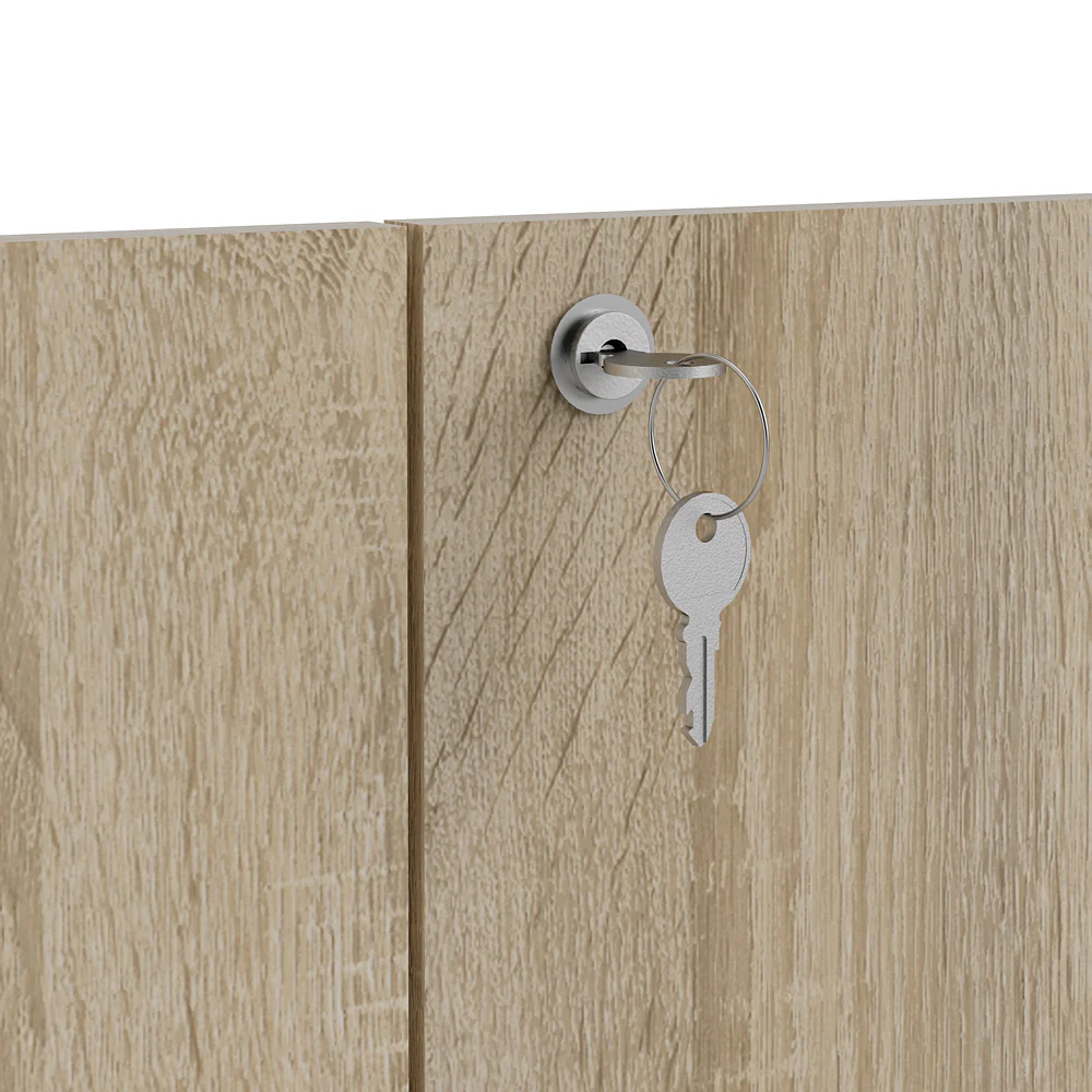 Prima 2er Set Türen abschließbar Eiche Struktur - Image 3