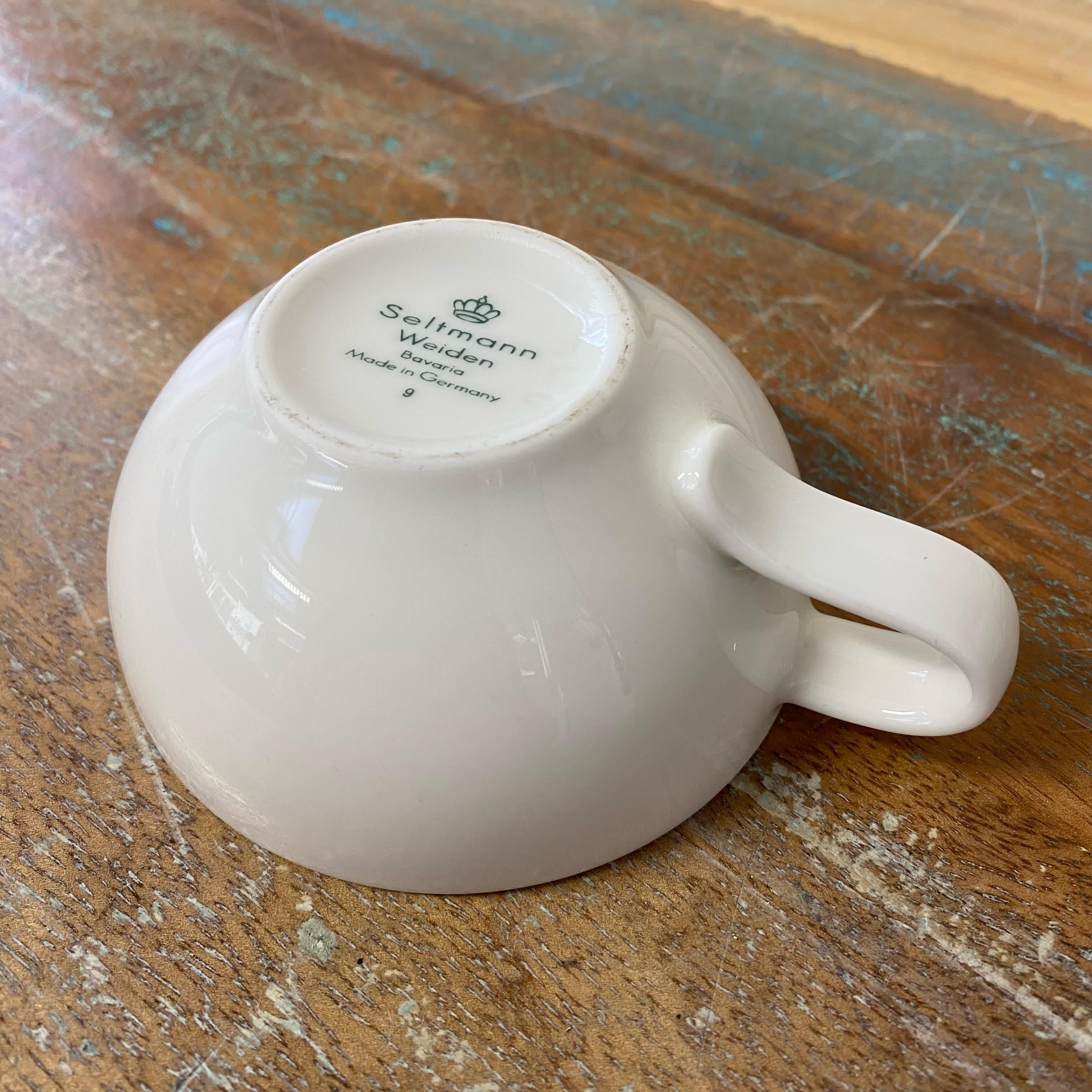 Seltmann Weiden Teetasse weiß 0,14l Porzellan Tasse - Image 4