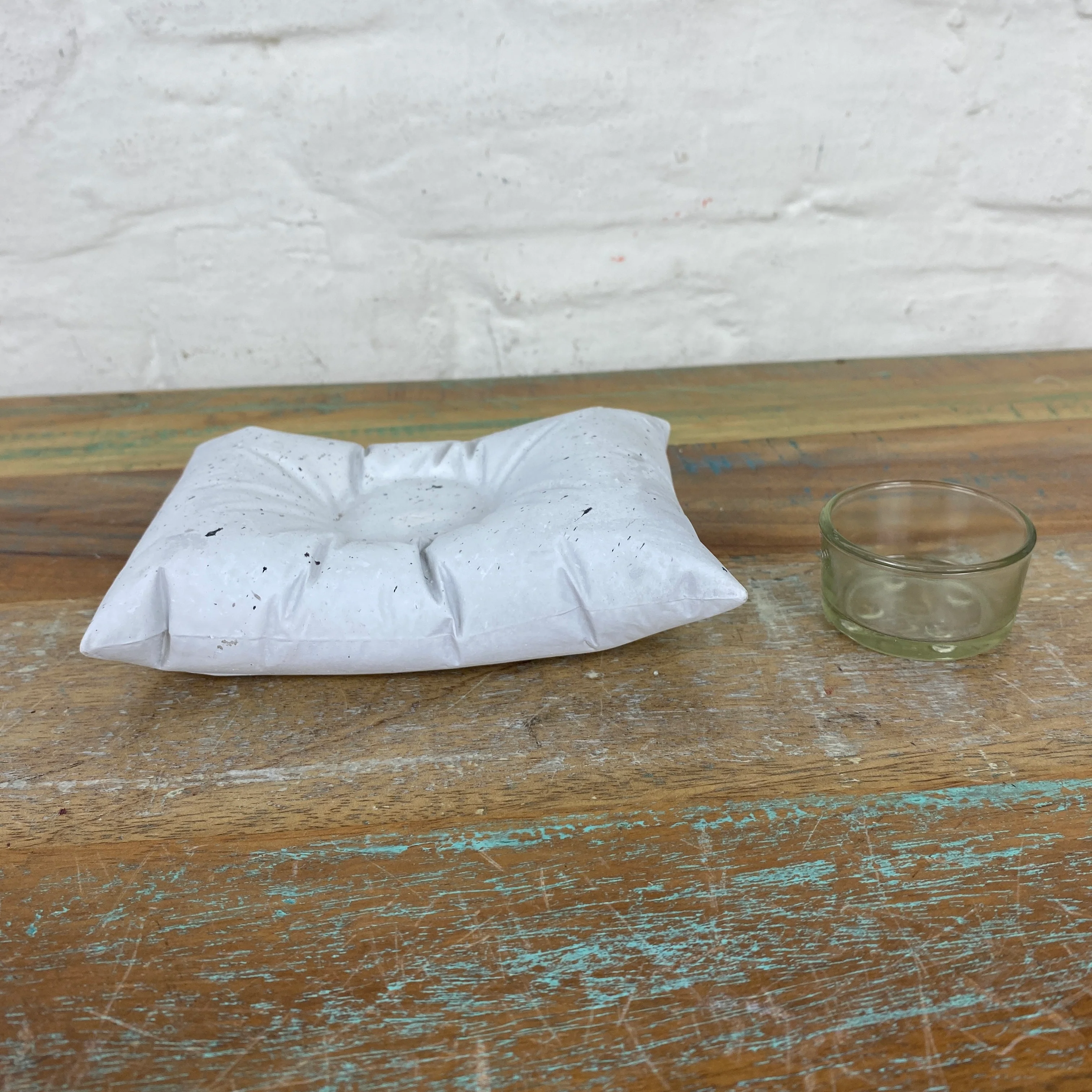 SENZA Teelichthalter Kissen weiß 14 cm Dekoration - Image 3