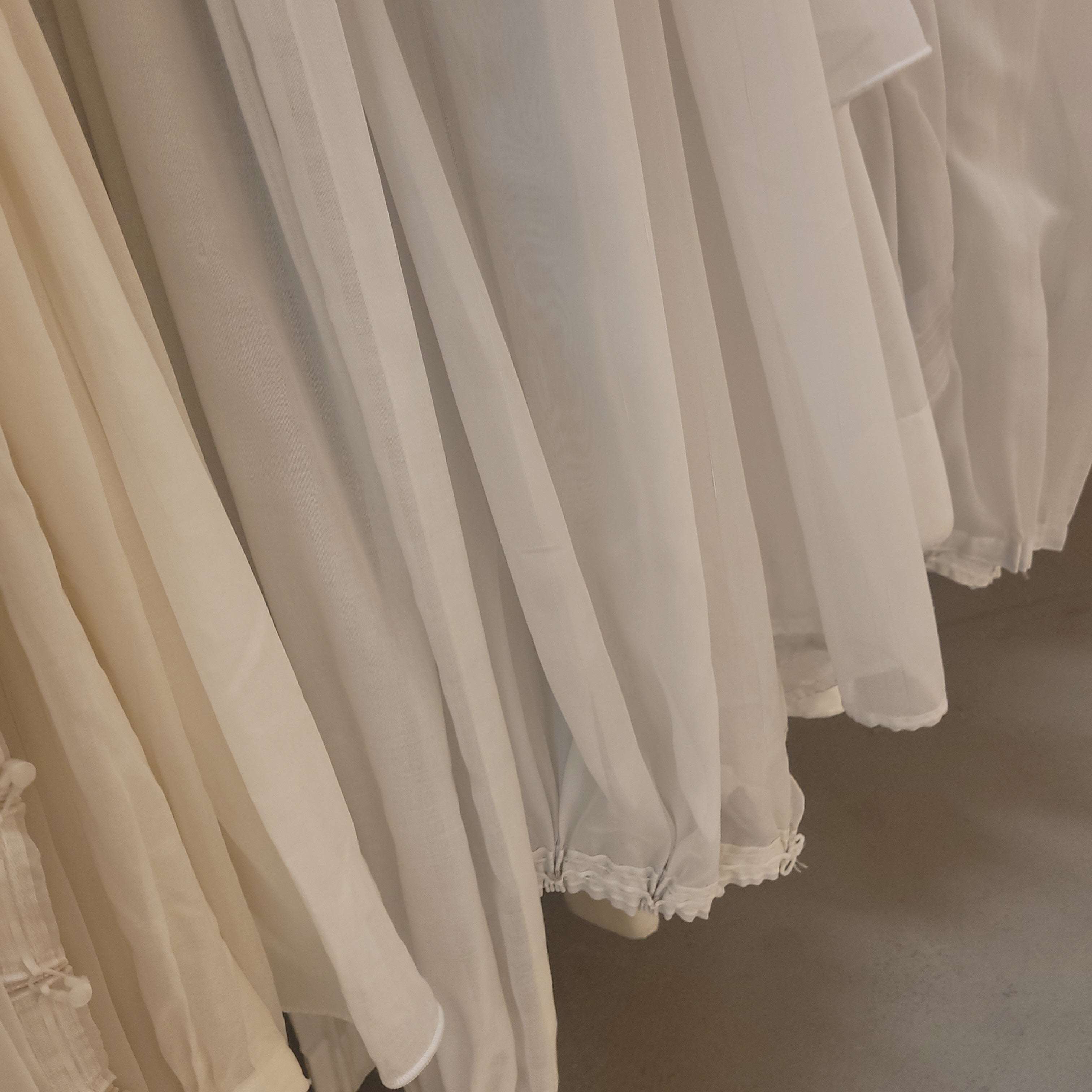 Store Gardine transparent weiß lichtdurchlässig - Image 6