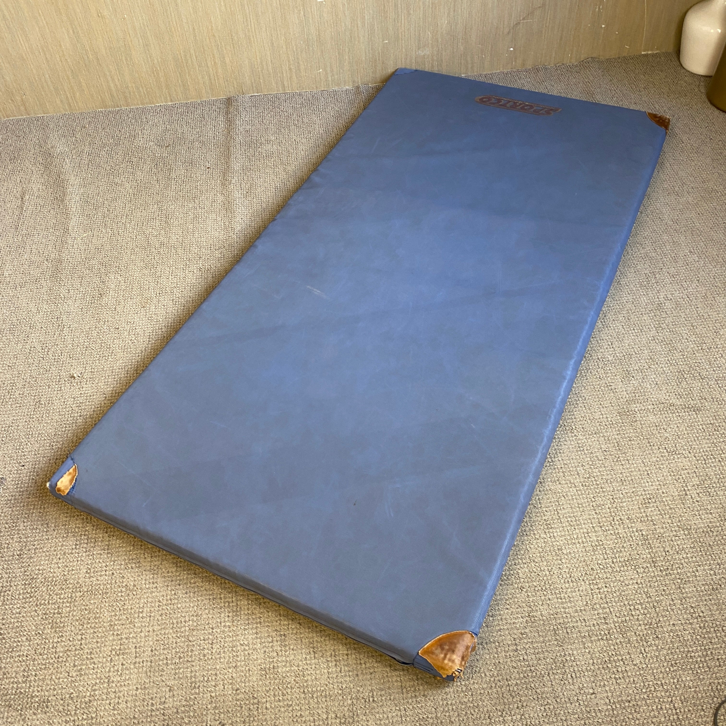 Turnmatte blau Gymnastikmatte Weichboden Sportmatte gebraucht  100x200 - Image 3