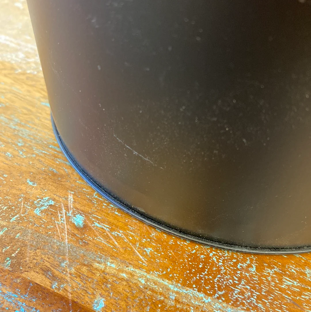 Blumentopf schwarz golden Metall Übertopf - Image 5