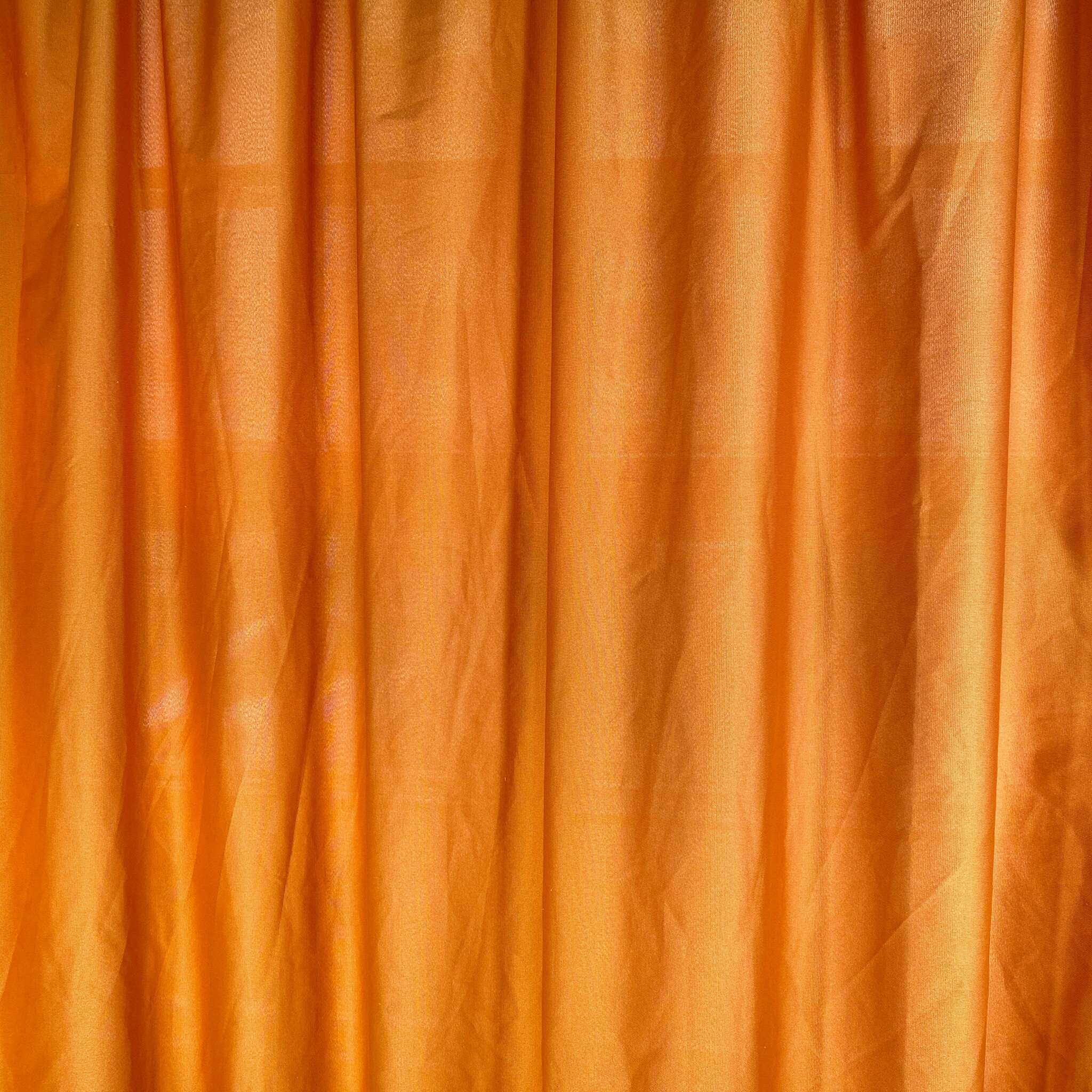 Gardine Vorhang gebraucht 235x280 orange schimmernd - Image 3