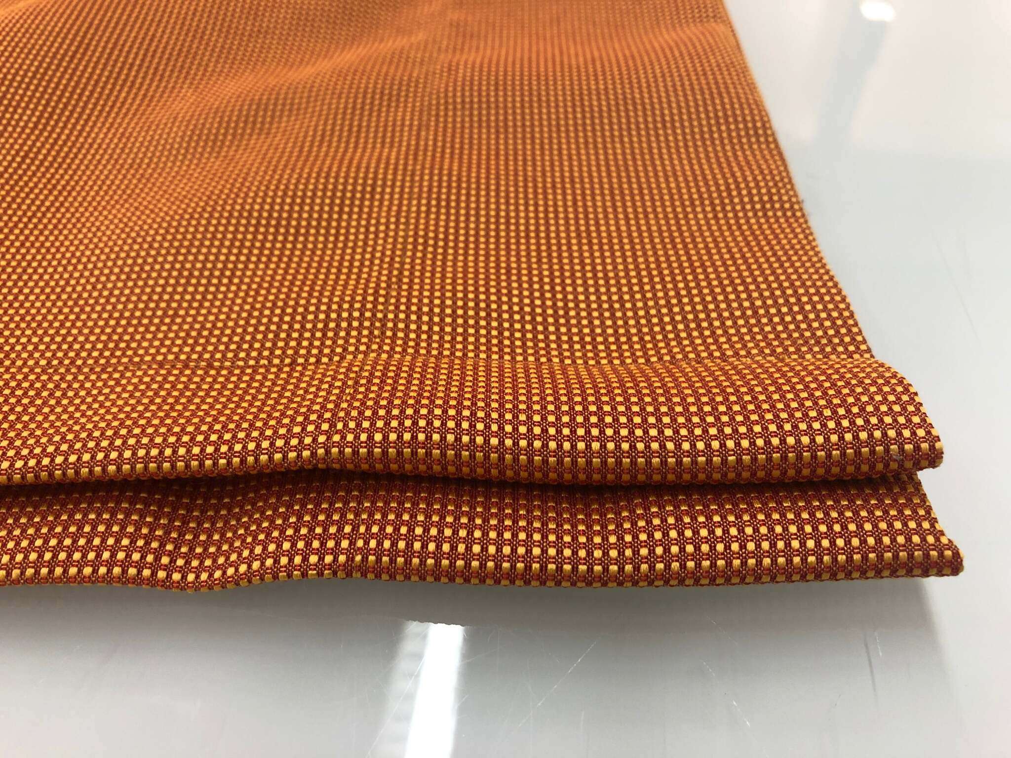 Gardine Vorhang gebraucht 235x280 orange schimmernd - Image 6